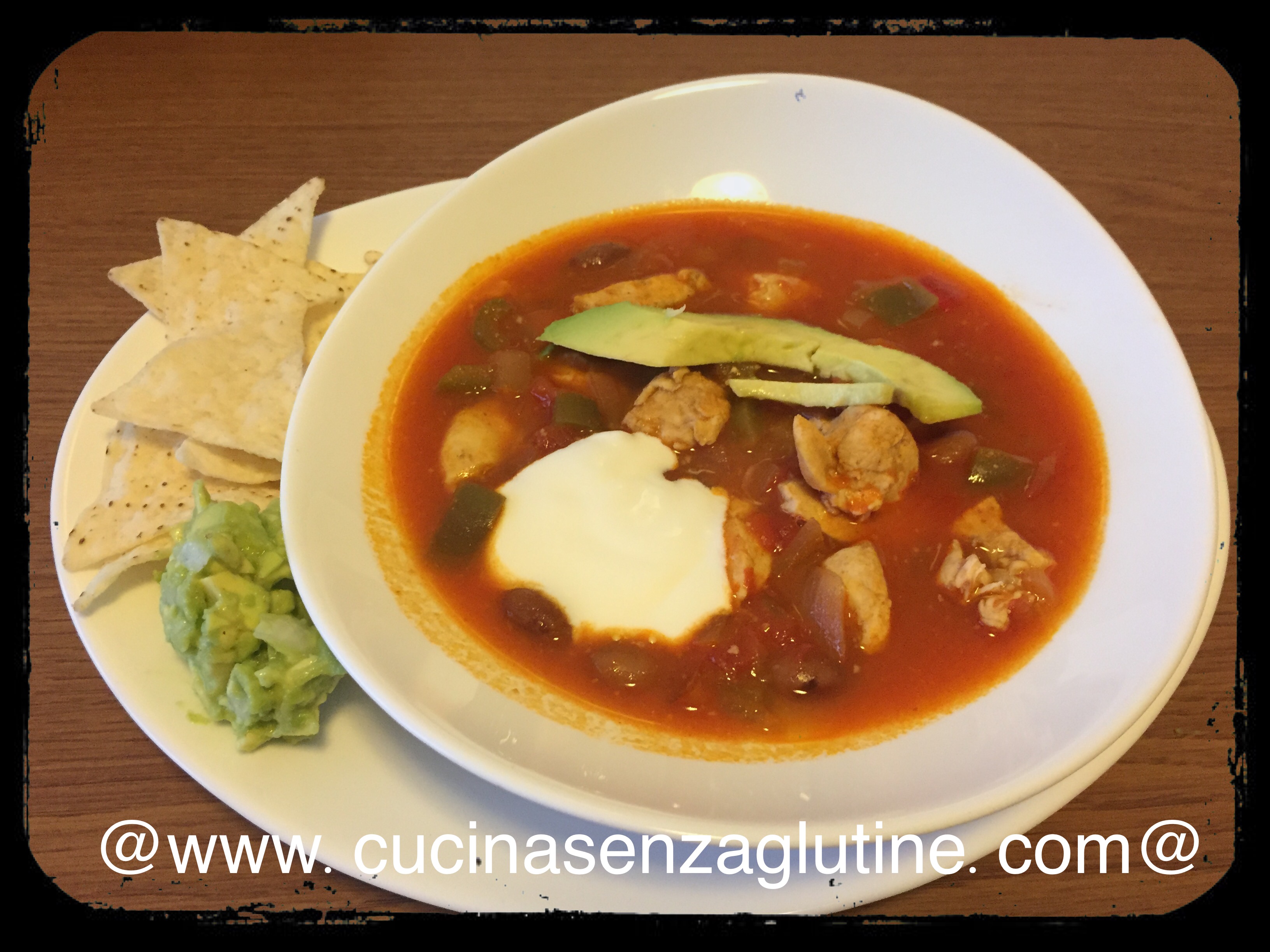 zuppa messicana senza glutine